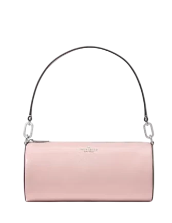 Kate Spade New York Roulette Glazed Leather Medium Shoulder Bag Tutu Pink