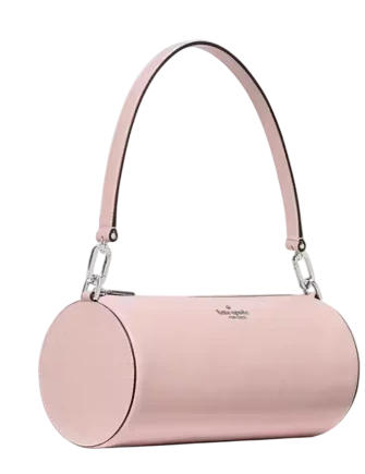 Kate Spade New York Roulette Glazed Leather Medium Shoulder Bag Tutu Pink