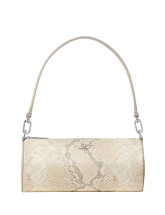 Kate Spade New York Roulette Snake Embossed Crossbody Bag  Natural 