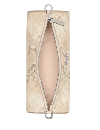 Kate Spade New York Roulette Snake Embossed Crossbody Bag  Natural 
