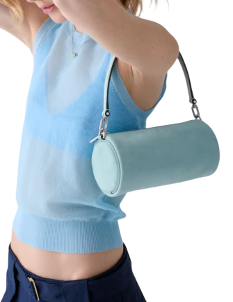 Kate Spade New York Roulette Suede Crossbody Bag Aventurine