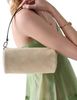 Kate Spade New York Roulette Suede Crossbody Bag Light Sand
