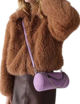 Kate Spade New York Roulette Suede Mini Convertible Bag Wisteria