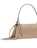 Kate Spade New York Rue Fringed Suede Shoulder Bag Timeless Taupe