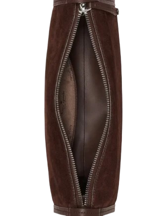 Kate Spade New York Rue Suede Shoulder Bag Hot Fudge