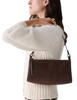 Kate Spade New York Rue Suede Shoulder Bag Hot Fudge