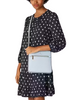 Kate Spade New York Sadie Large Crossbody Watercolor Blue