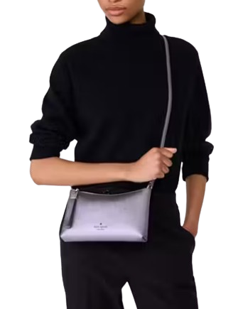 Kate Spade New York Sadie Metallic Small Crossbody Candied Flower