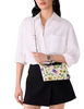 Kate Spade New York Sadie Printed Small Crossbody Cream