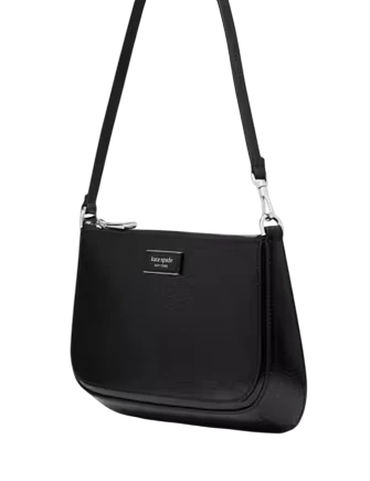 Kate Spade New York Sam Icon Shiny Mini Pochette Black