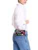 Kate Spade New York Sammy Snake Flap Chain Crossbody Black