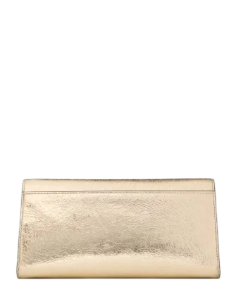 Kate Spade New York Scarlett Metallic Wallet On Chain  Gold