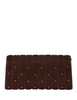 Kate Spade New York Scarlett Quilted Suede Wallet On Chain Hot Fudge 