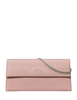 Kate Spade New York Scarlett Shiny Quilted Wallet On Chain Rose Smoke