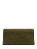 Kate Spade New York Scarlett Suede Wallet On Chain Enchanted Green