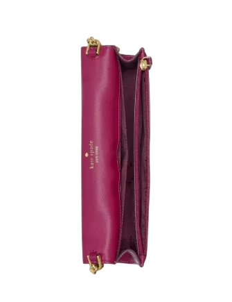 Kate Spade New York Scarlett Wallet On Chain Dark Raspberry
