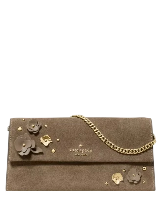 Kate Spade New York Scarlette Suede Embellishment Cream