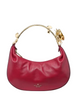 Kate Spade New York Selene Metal Floral Handle Bag Red Jam