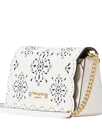 Kate Spade New York Serena Chain Wallet True White