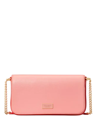 Kate Spade New York Serena Pop Trim Chain Wallet Setting Sun