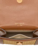 Kate Spade New York Serena Straw Phone Crossbody Bag Cavern Clay 