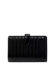 Kate Spade New York Shiny Quilted Medium Bifold Wallet Black