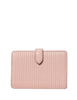 Kate Spade New York Shiny Quilted Medium Bifold Wallet Rose Smoke