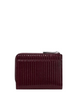 Kate Spade New York Shiny Quilted Small L-zip Wallet Grenache