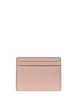 Kate Spade New York Shiny Quilted Small Slim Card Holder Rose Smoke 