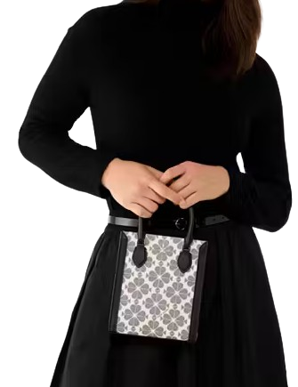 Kate Spade New York Signature Spade Flower Mini Tote Black Multi