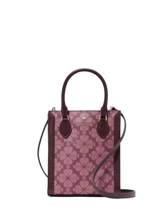 Kate Spade New York Signature Spade Flower Mini Tote Grenache
