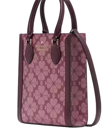 Kate Spade New York Signature Spade Flower Mini Tote Grenache