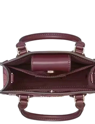 Kate Spade New York Signature Spade Flower Mini Tote Grenache