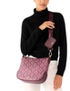 Kate Spade New York Signature Spade Flower Pvc Large Crossbody Grenache