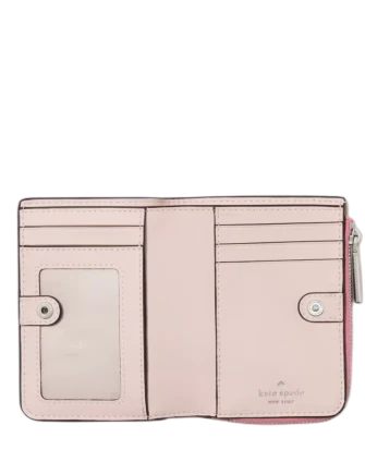 Kate Spade New York Small L-Zip Wallet Grapefruit Soda