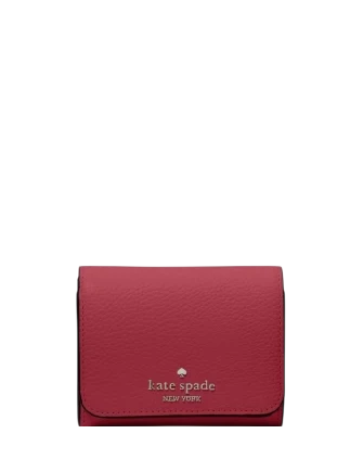 Kate Spade New York Small L-zip Flap Wallet Red Jam