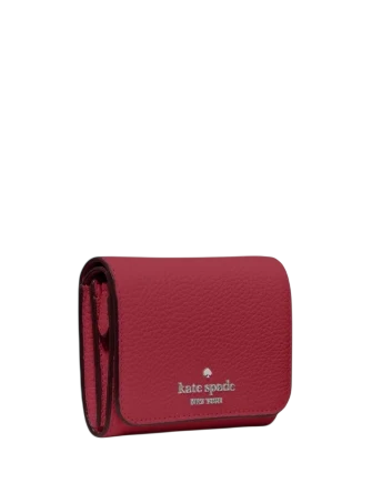 Kate Spade New York Small L-zip Flap Wallet Red Jam