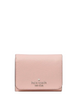 Kate Spade New York Small L-zip Flap Wallet Rose Smoke 