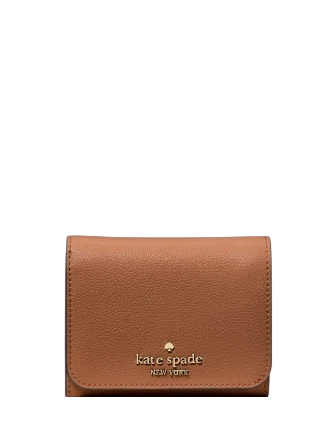 Kate Spade New York Small L-zip Flap Wallet Warm Gingerbread