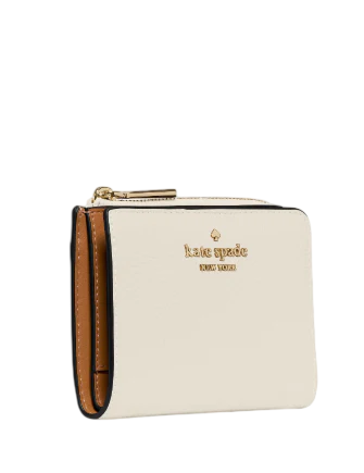 Kate Spade New York Small L-zip Wallet Cream