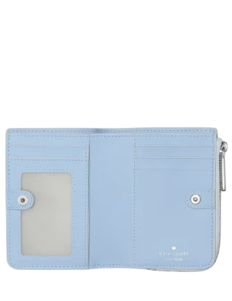 Kate Spade New York Small L-zip Wallet Pale Sapphirine
