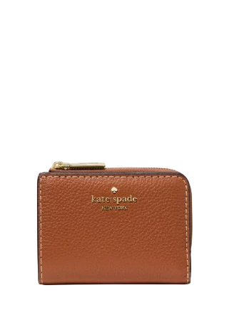Kate Spade New York Small L-zip Wallet Warm Gingerbread