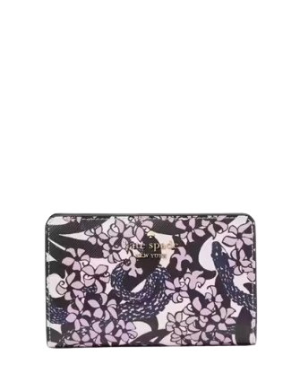 Kate Spade New York Snake Garden Medium Wallet Pink Multi