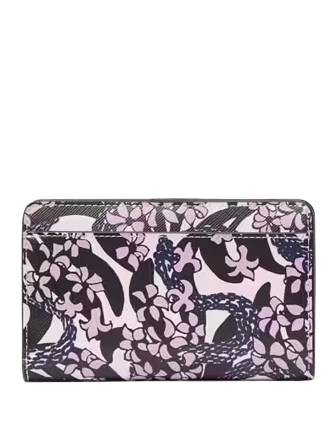 Kate Spade New York Snake Garden Medium Wallet Pink Multi