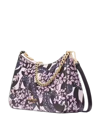 Kate Spade New York Snake Garden Printed Medium Convertible Crossbody Pink Multi