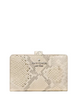 Kate Spade New York Snake Medium Bifold Wallet  Natural 
