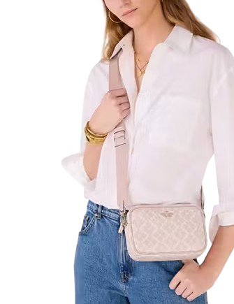 Kate Spade New York Spade Flower Camera Bag Rose Smoke 