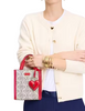 Kate Spade New York Spade Flower Coated Canvas Manhattan Mini Tote  Cherry Rouge 