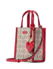 Kate Spade New York Spade Flower Coated Canvas Manhattan Mini Tote  Cherry Rouge 