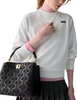Kate Spade New York Spade Flower Embroidered Top Handle Satchel Black